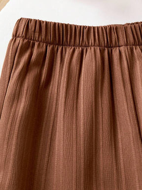 Girl's Floral Print Co-ord Set White Crop Top With Pant Set